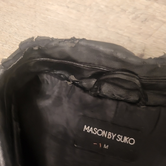 Mason By Suko | Pleather | Jacket | Medium - Picture 3 of 8